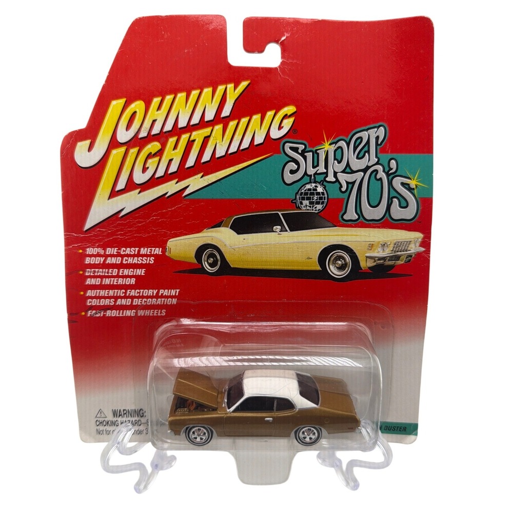 Johnny Lightning 1971‎ Plymouth Duster 1:64 Gold New Super 70s Diecast Car